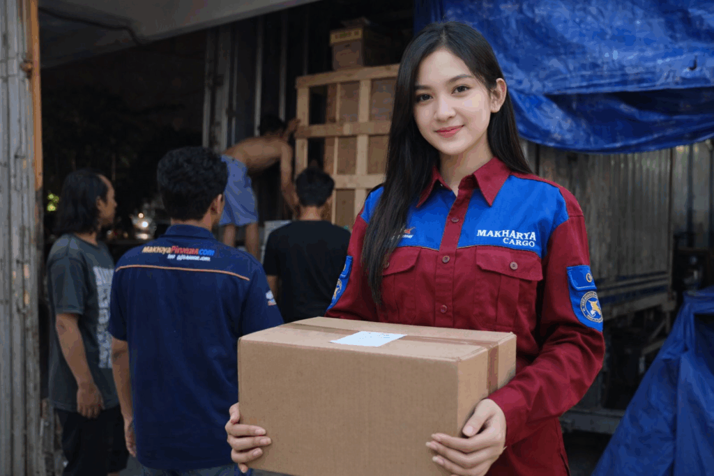 proses pengiriman barang dari ekspedisi semarang palembang via udara