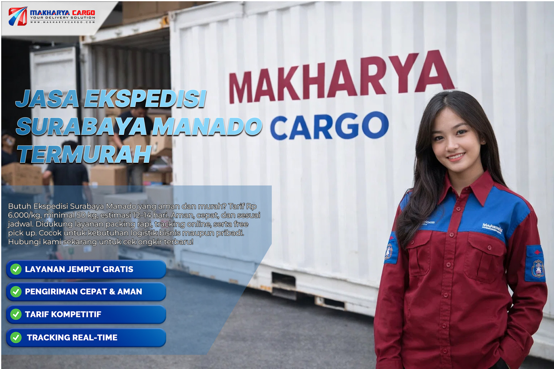 Harga Ekspedisi Surabaya Manado 