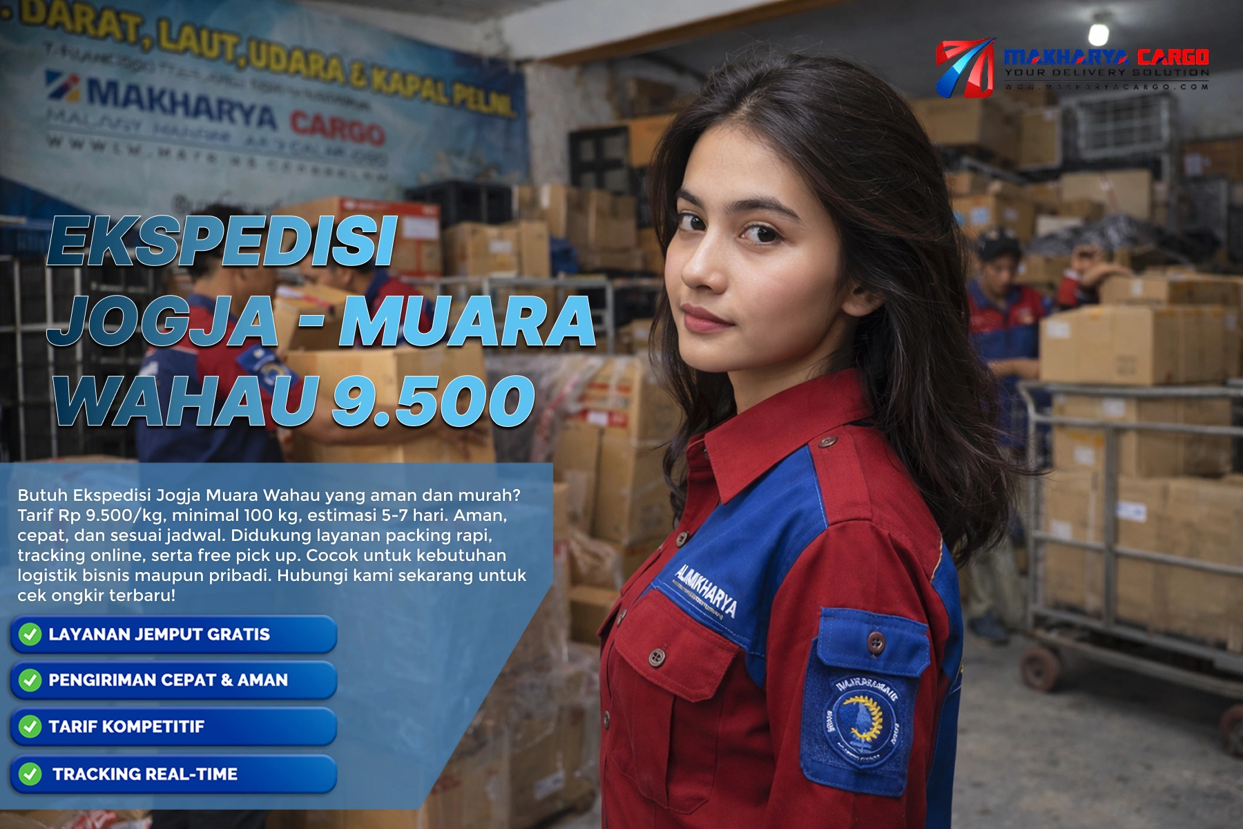 ekspedisi jogja muara wahau