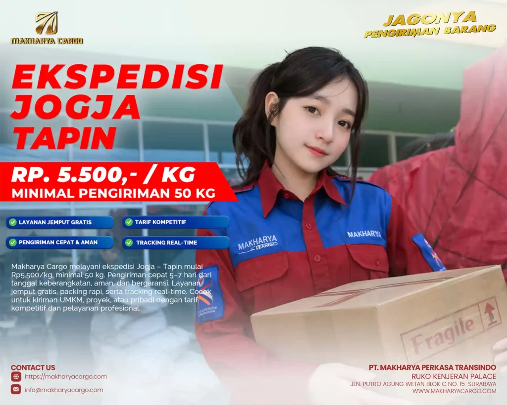 jasa pengiriman barang terpercaya bersama makharya cargo