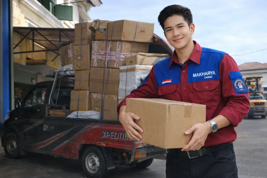 Pengiriman Barang ekspedisi Semarang Melak bersama makharya cargo