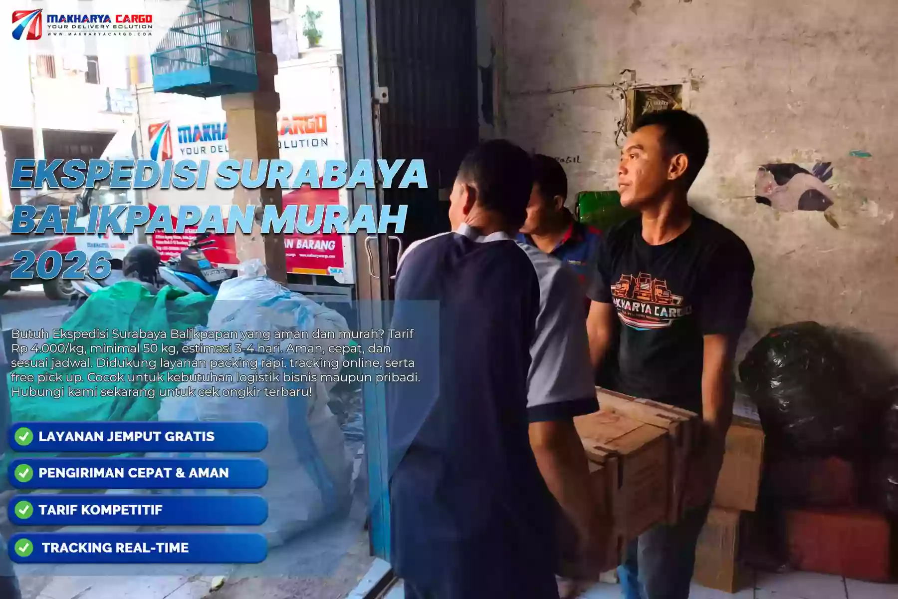 Ekspedisi Surabaya Balikpapan Murah