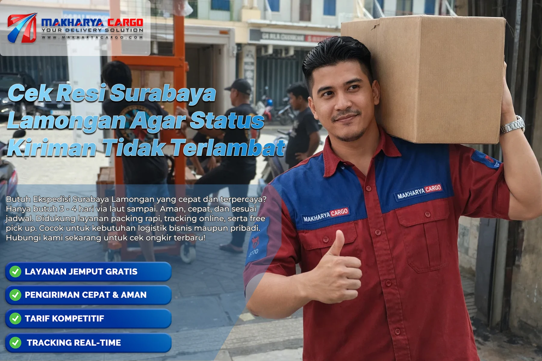 cek resi Surabaya Lamongan untuk melihat update posisi paket secara online