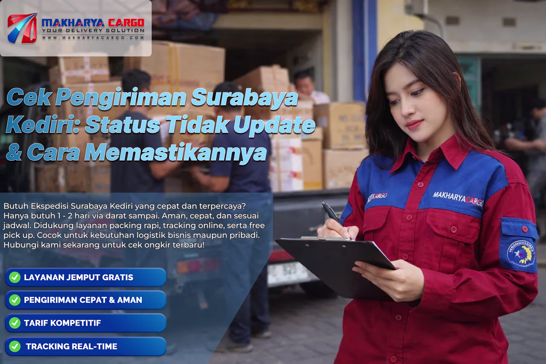Cek pengiriman Surabaya Kediri melalui sistem tracking online