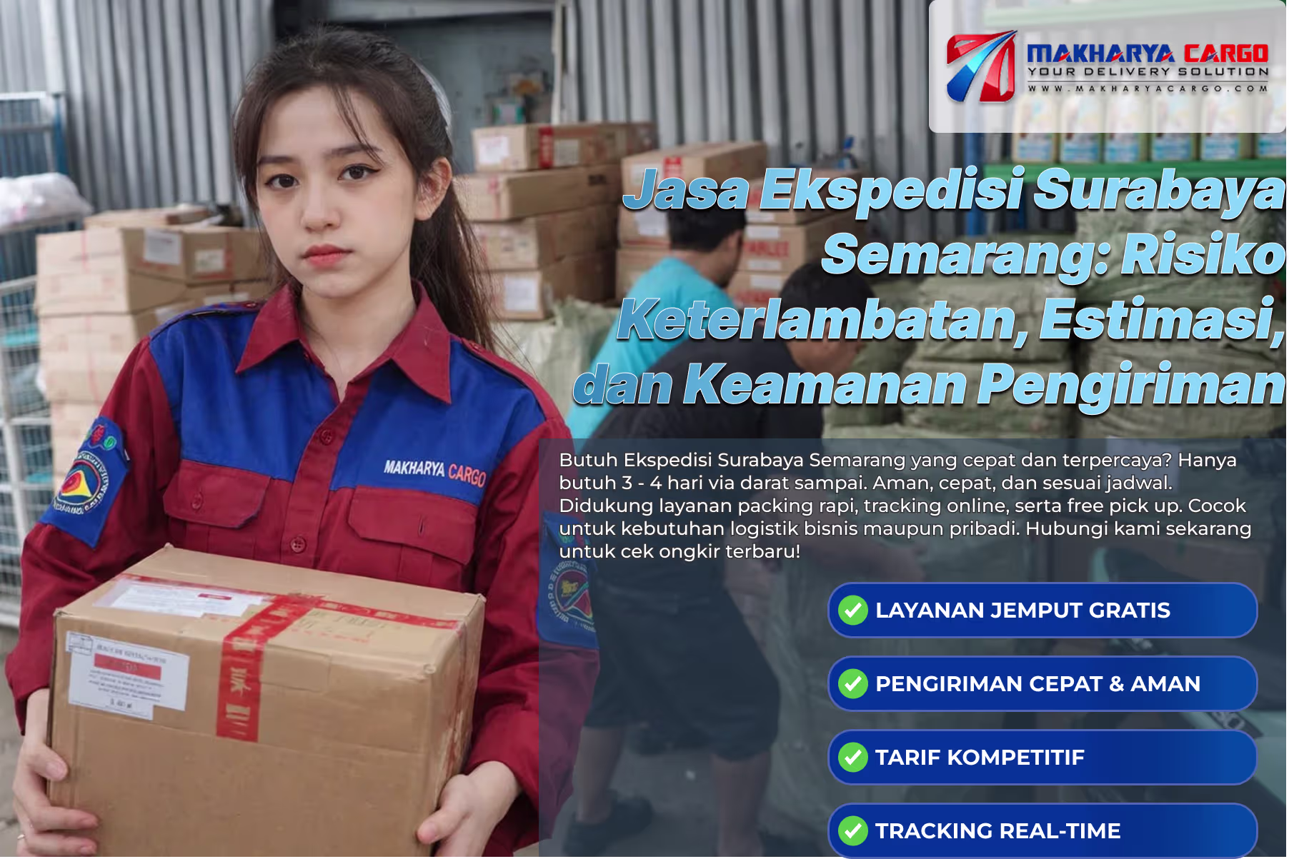 jasa ekspedisi Surabaya Semarang via jalur darat