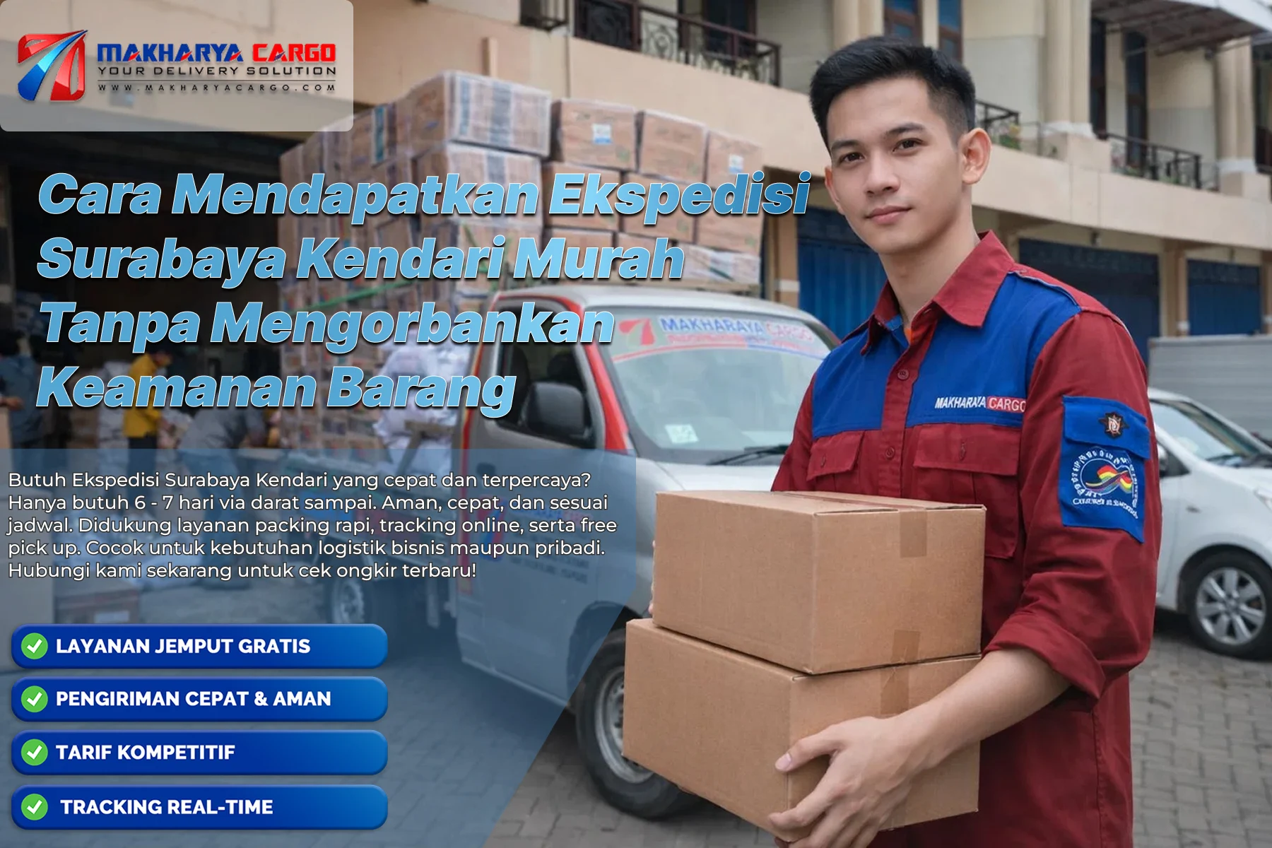 Ilustrasi ekspedisi Surabaya Kendari murah via kapal laut dengan sistem pengiriman ekonomis