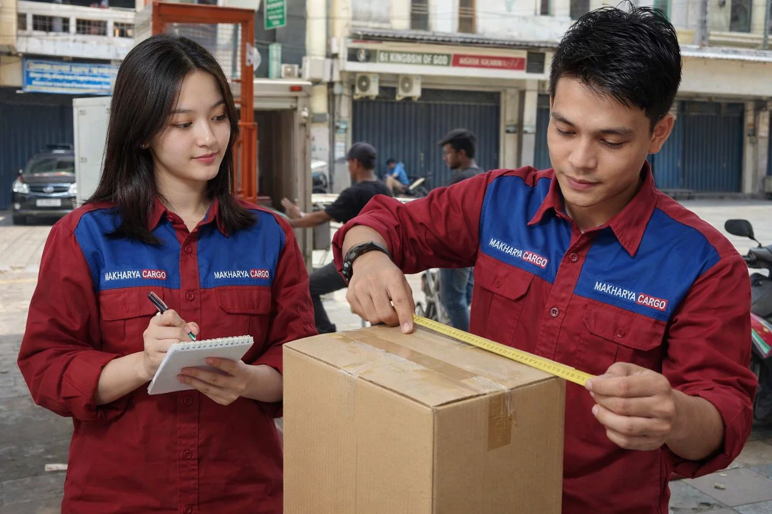 Kapal kargo untuk ekspedisi laut surabaya balikpapan di pelabuhan