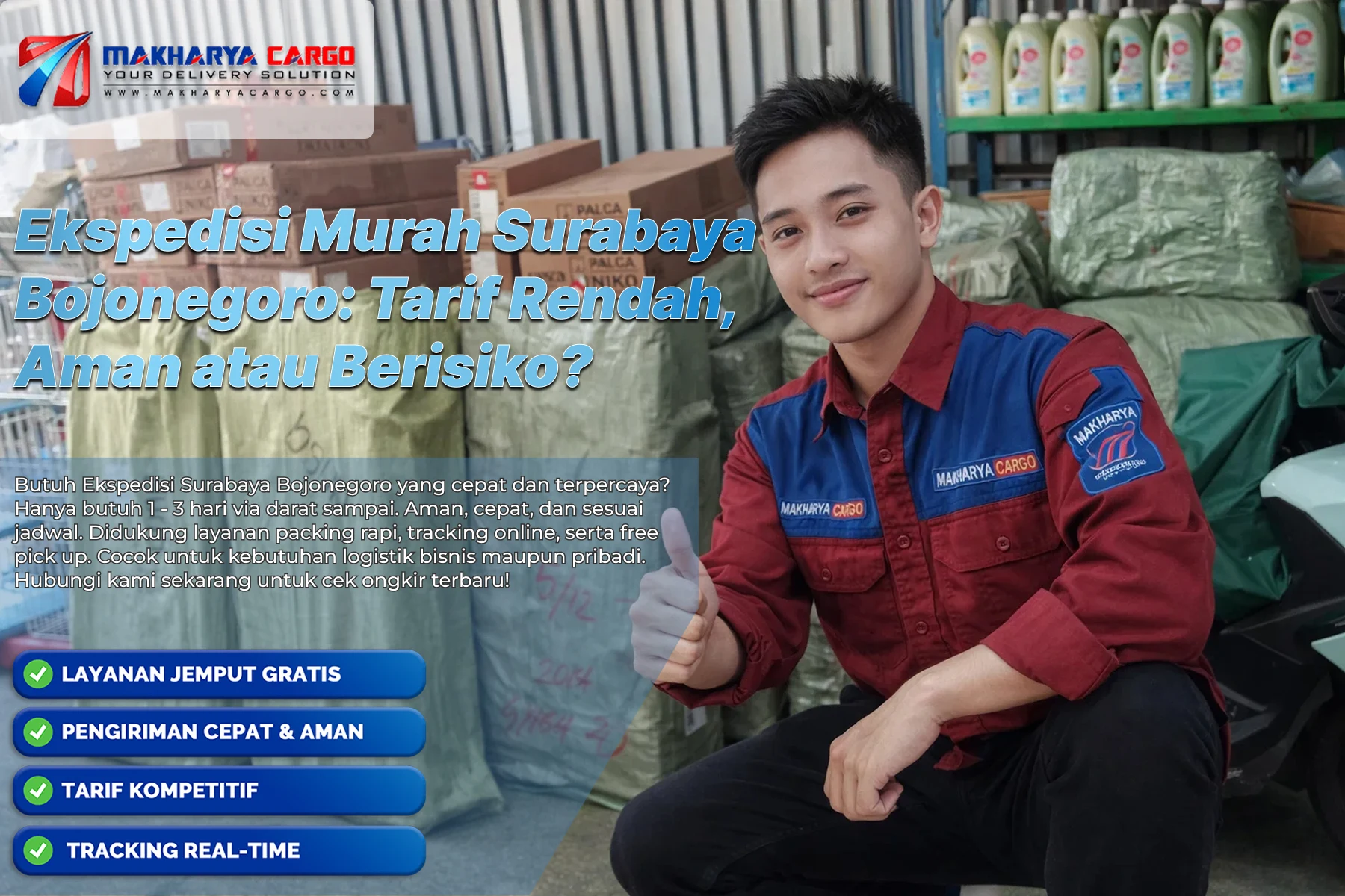 Armada ekspedisi murah surabaya bojonegoro siap kirim barang