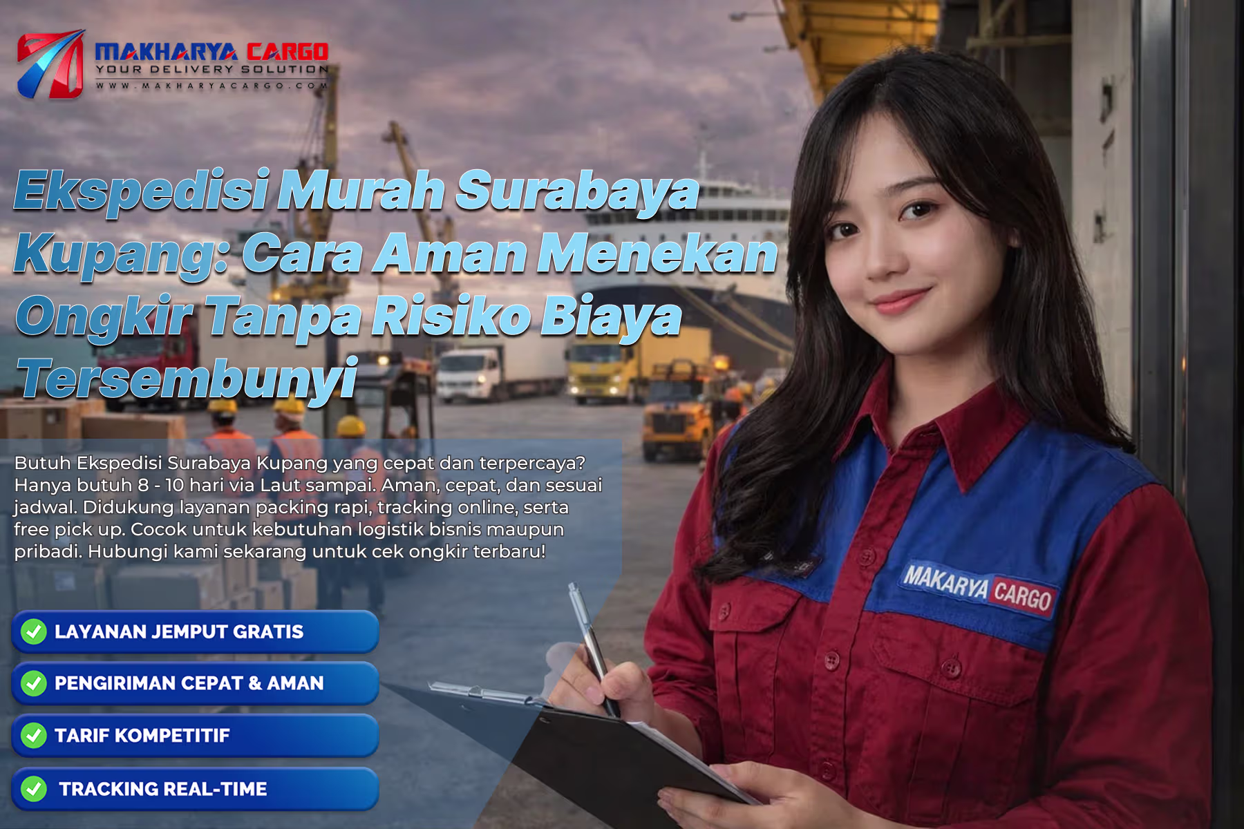 ekspedisi murah surabaya kupang via cargo laut