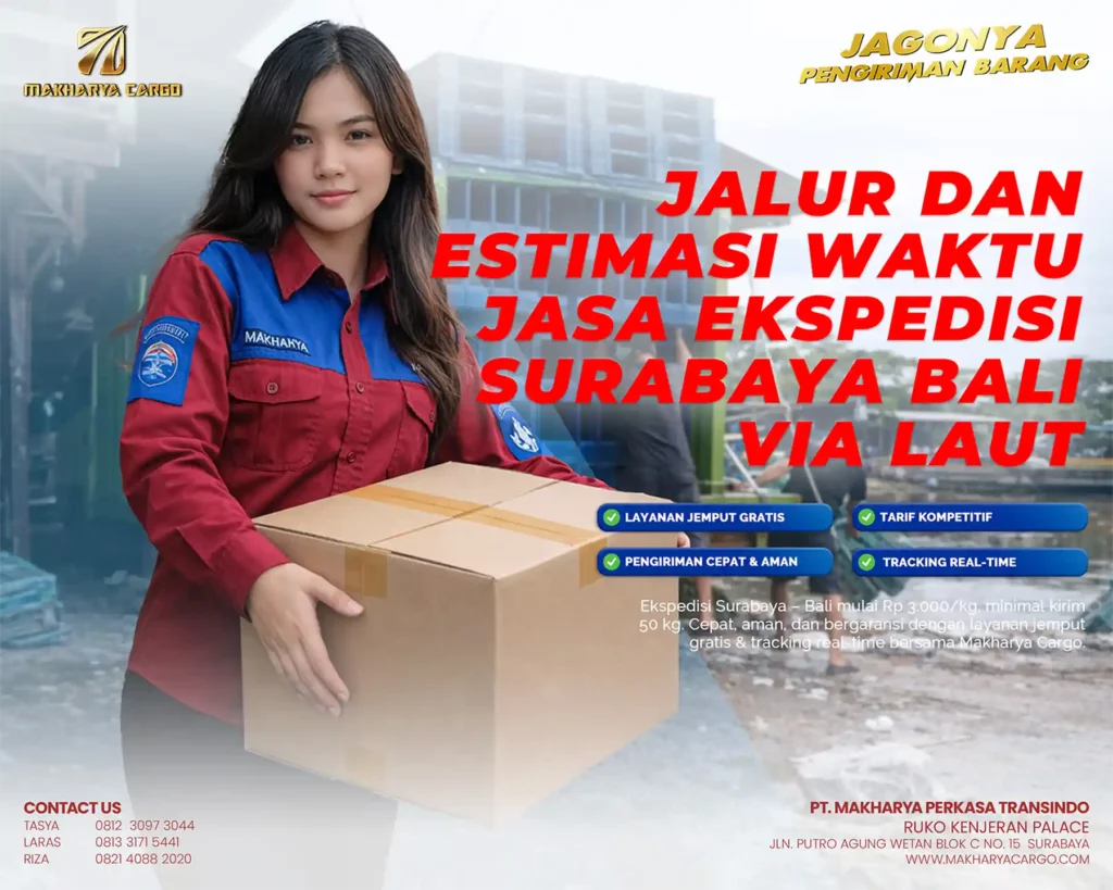 jasa ekspedisi surabaya bali via laut
