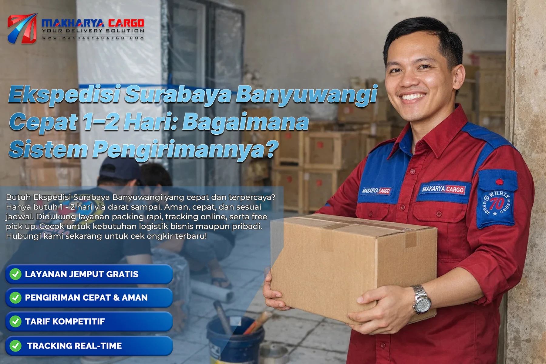 ekspedisi Surabaya Banyuwangi cepat dengan armada truk langsung tanpa transit