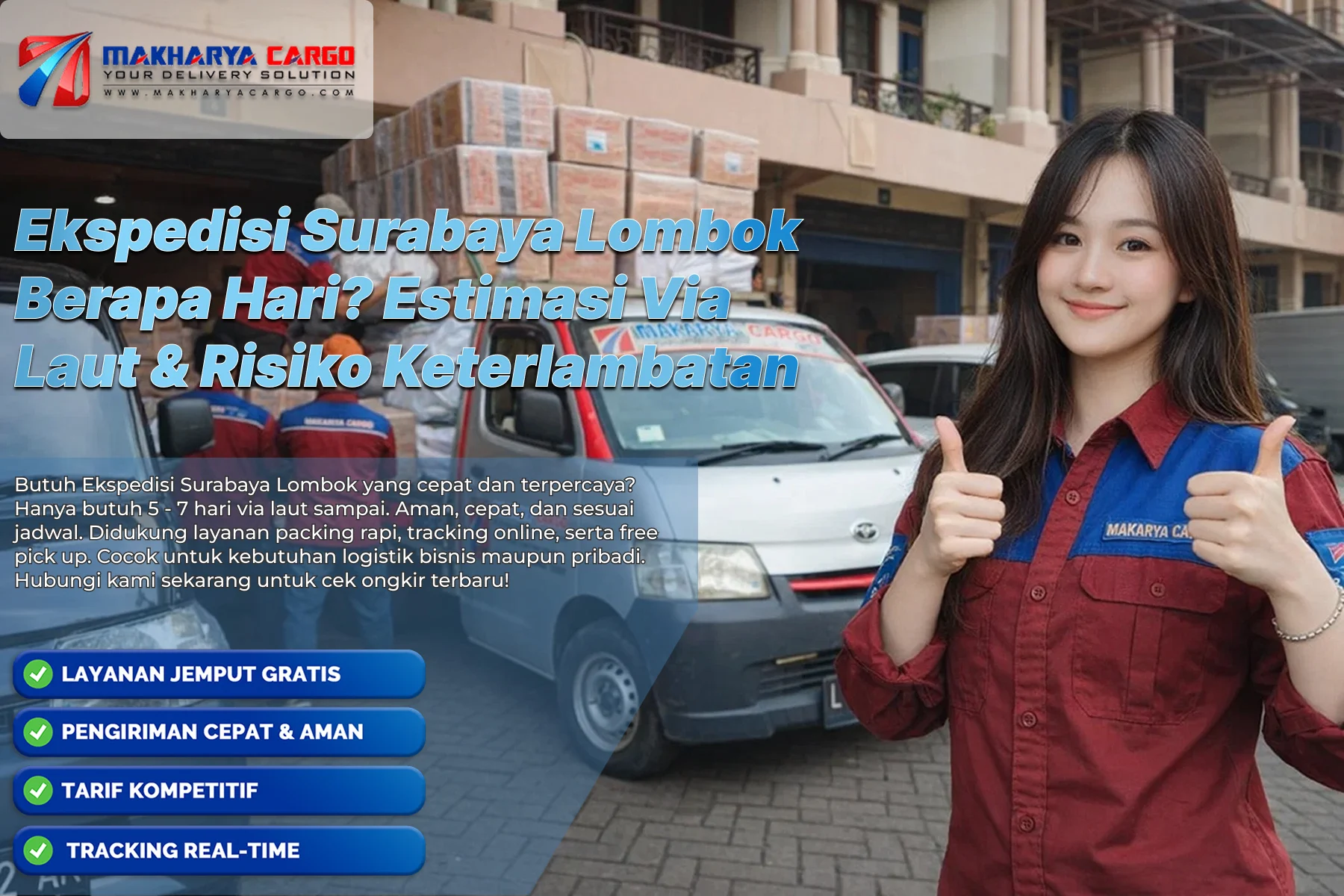 Ekspedisi Surabaya Lombok berapa hari via kapal laut