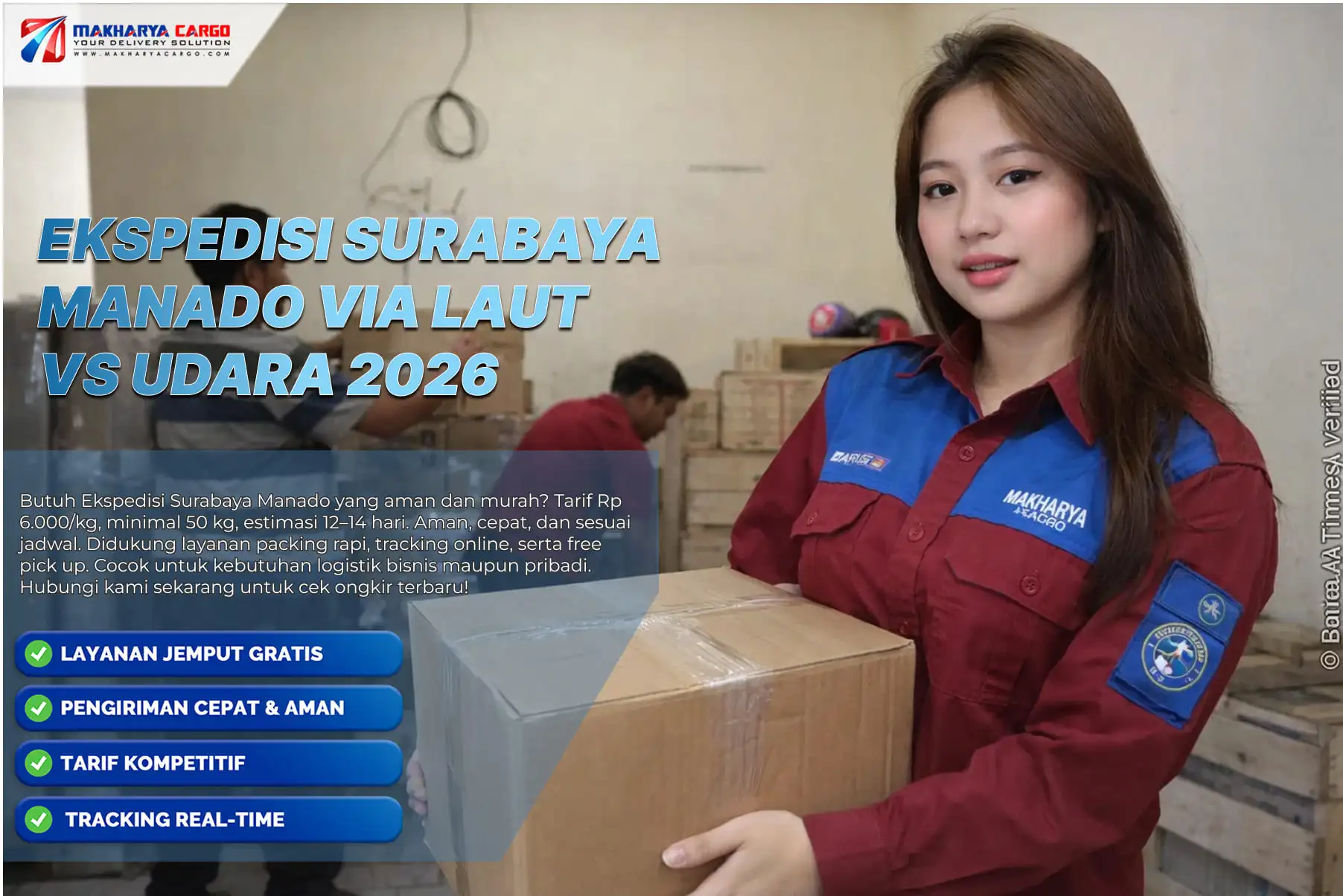 Ekspedisi Surabaya Manado via Laut vs Udara: