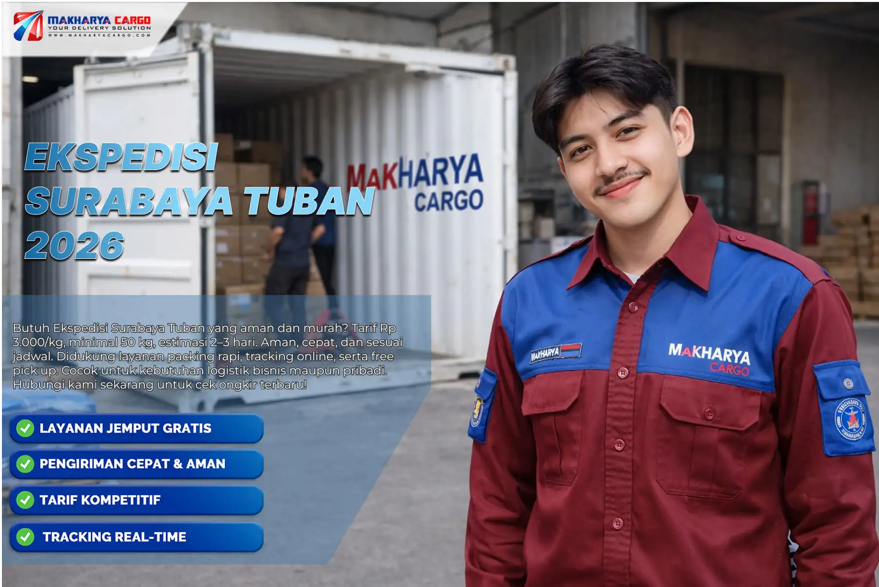 Ekspedisi Surabaya Tuban dengan layanan pengiriman darat