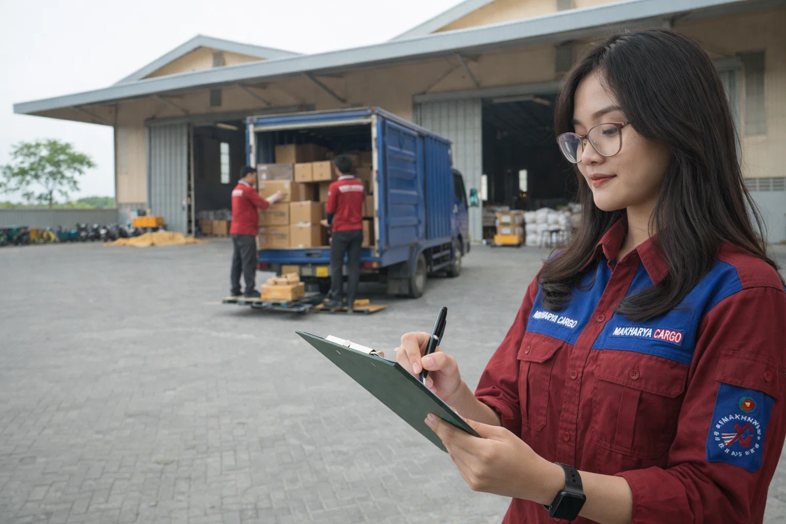 Simulasi estimasi ongkir Surabaya Lamongan berdasarkan volume