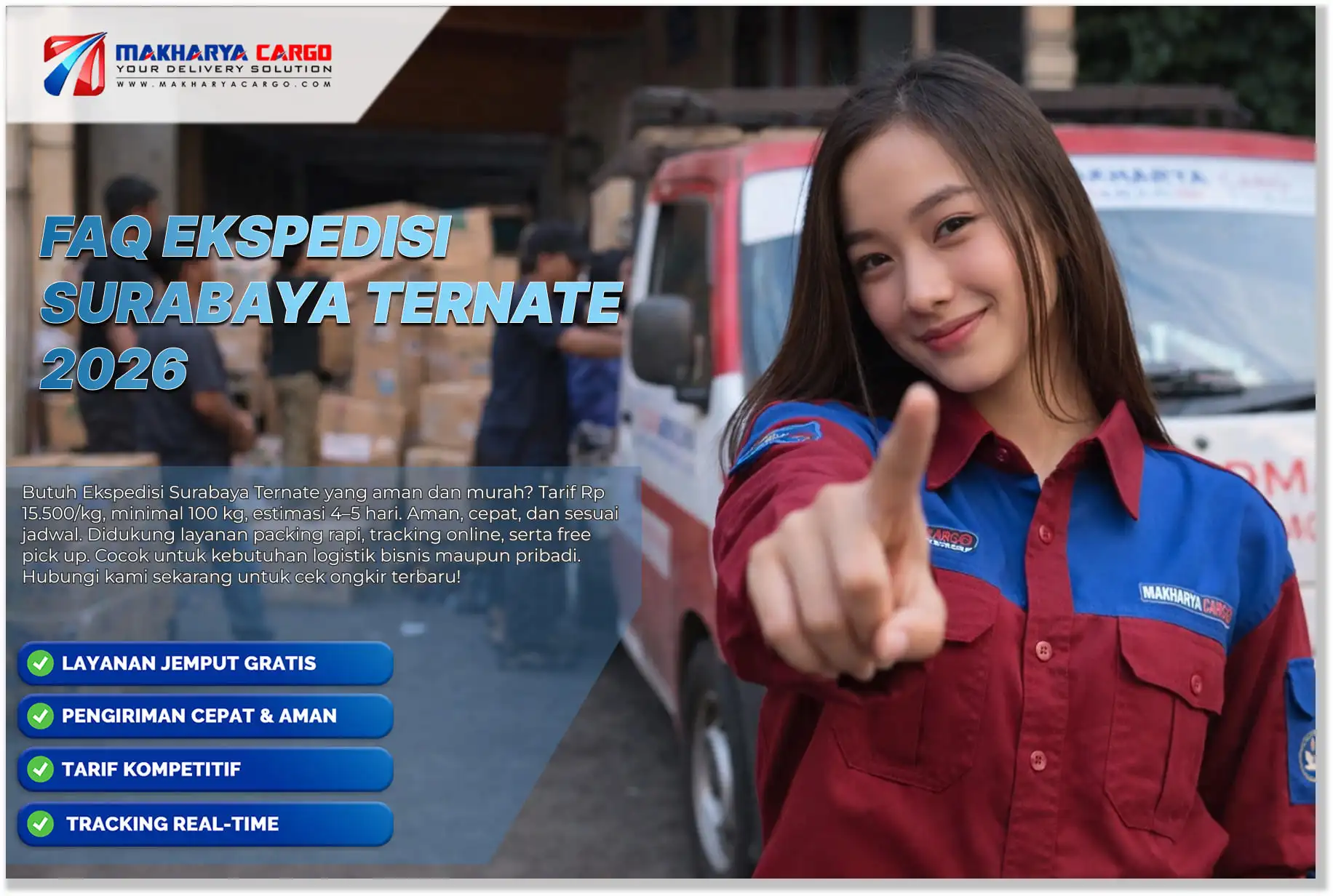 FAQ ekspedisi Surabaya Ternate tentang sistem pengiriman laut