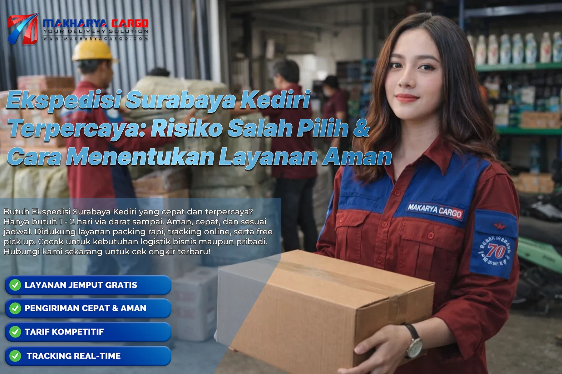 Ekspedisi Surabaya Kediri terpercaya untuk pengiriman barang darat