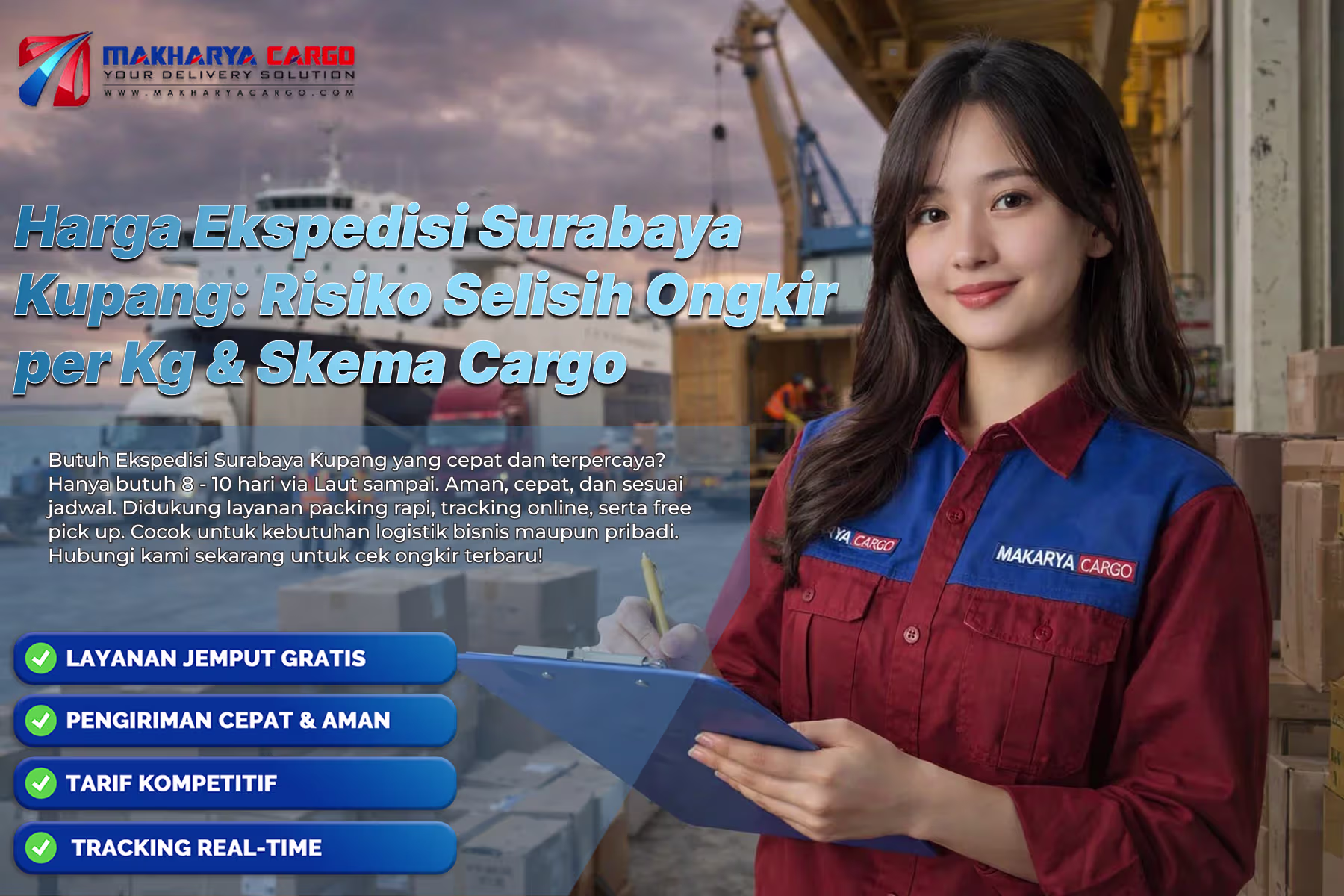 harga ekspedisi surabaya kupang