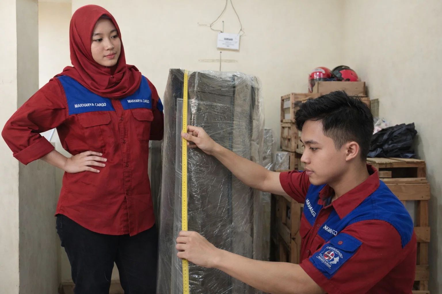 Hitung volume kubikasi barang untuk pengiriman laut