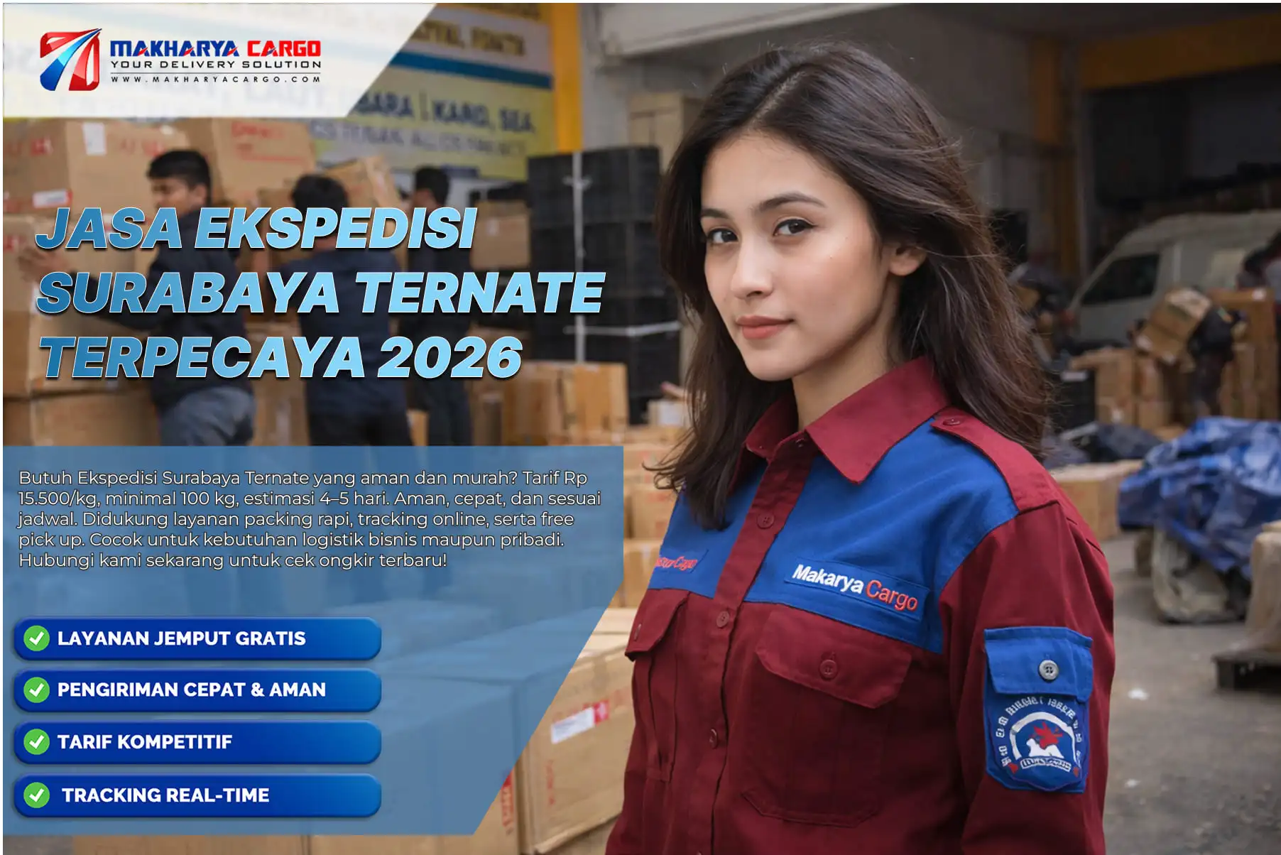 Jasa ekspedisi Surabaya Ternate terpercaya dengan sistem pengiriman laut