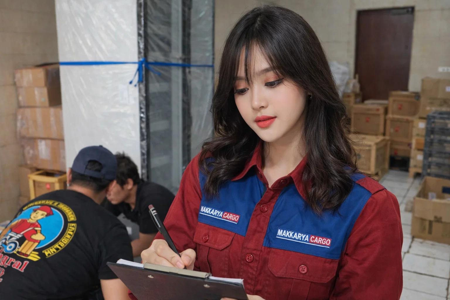 Kirim motor Surabaya Banyuwangi dengan packing kayu tambahan aman