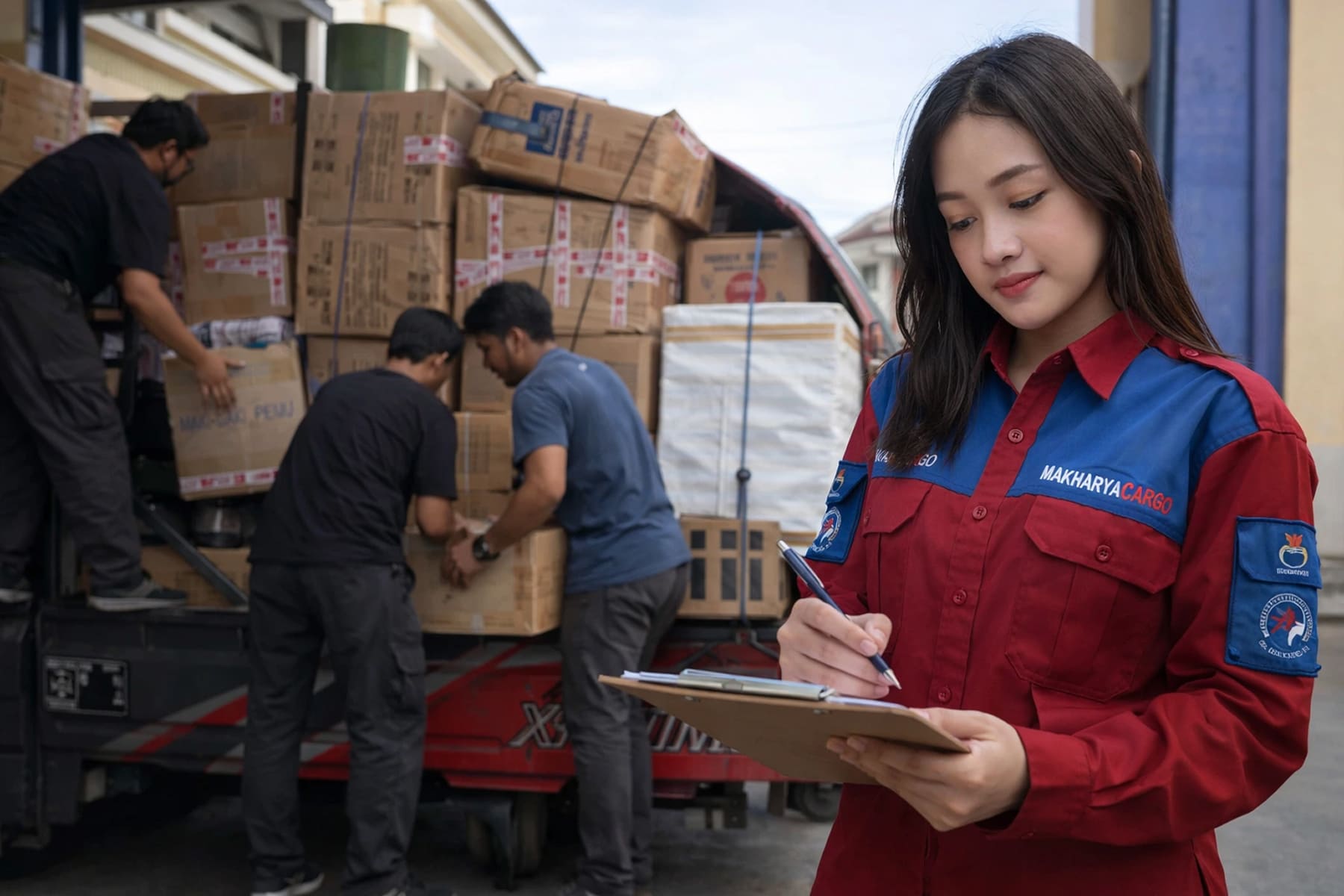 Proses kirim motor Surabaya Ternate menggunakan layanan cargo laut