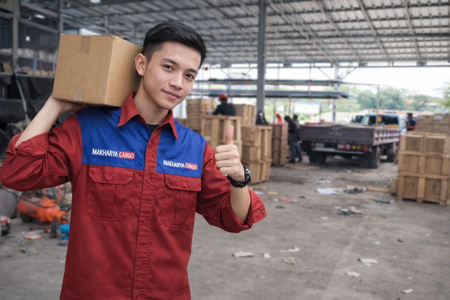 Pengiriman alat berat melalui jalur laut dari Surabaya ke Kendari