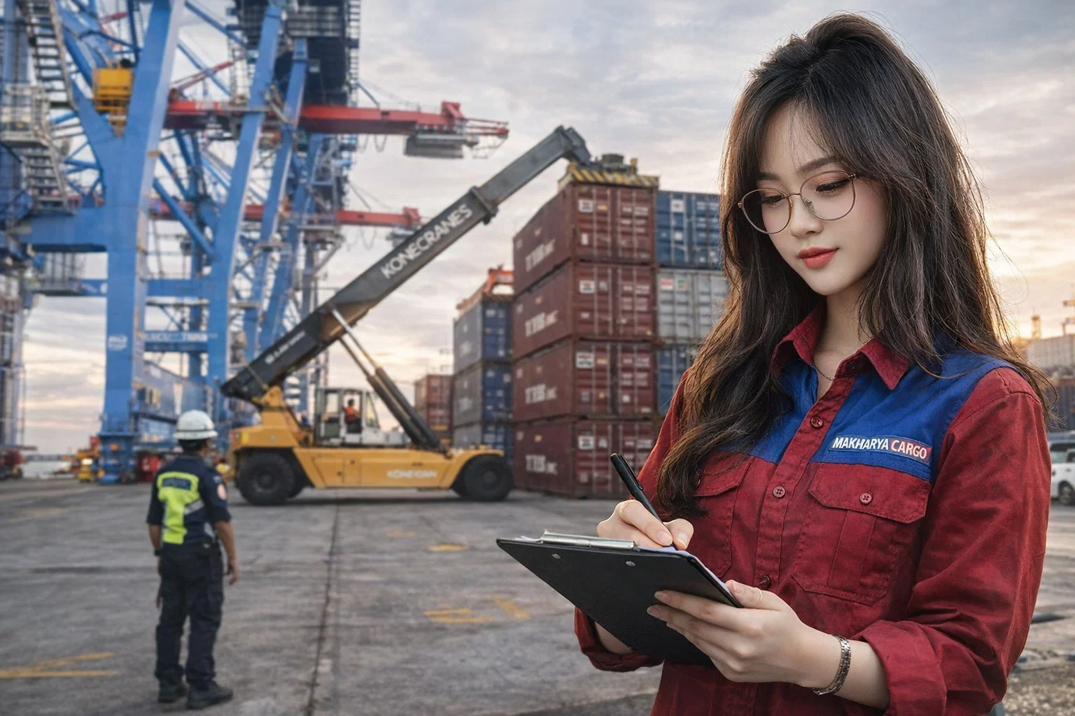 pengiriman FCL untuk proyek Surabaya Lombok alat berat