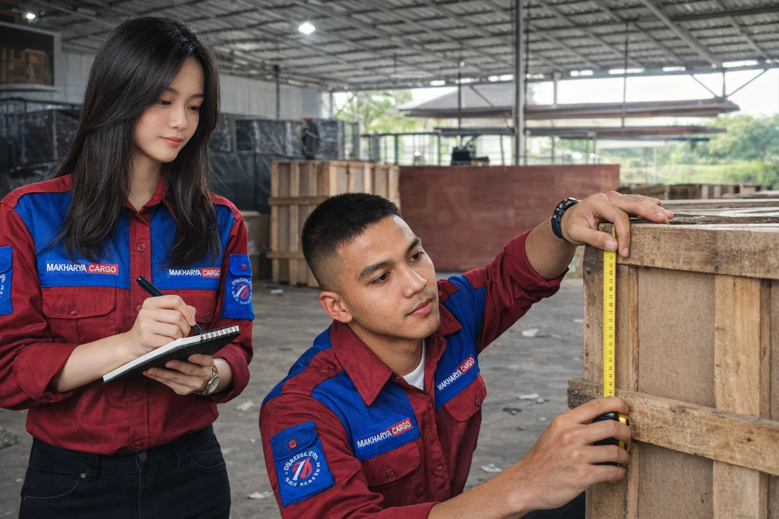 Perhitungan rumus volumetrik cargo darat berdasarkan volume barang