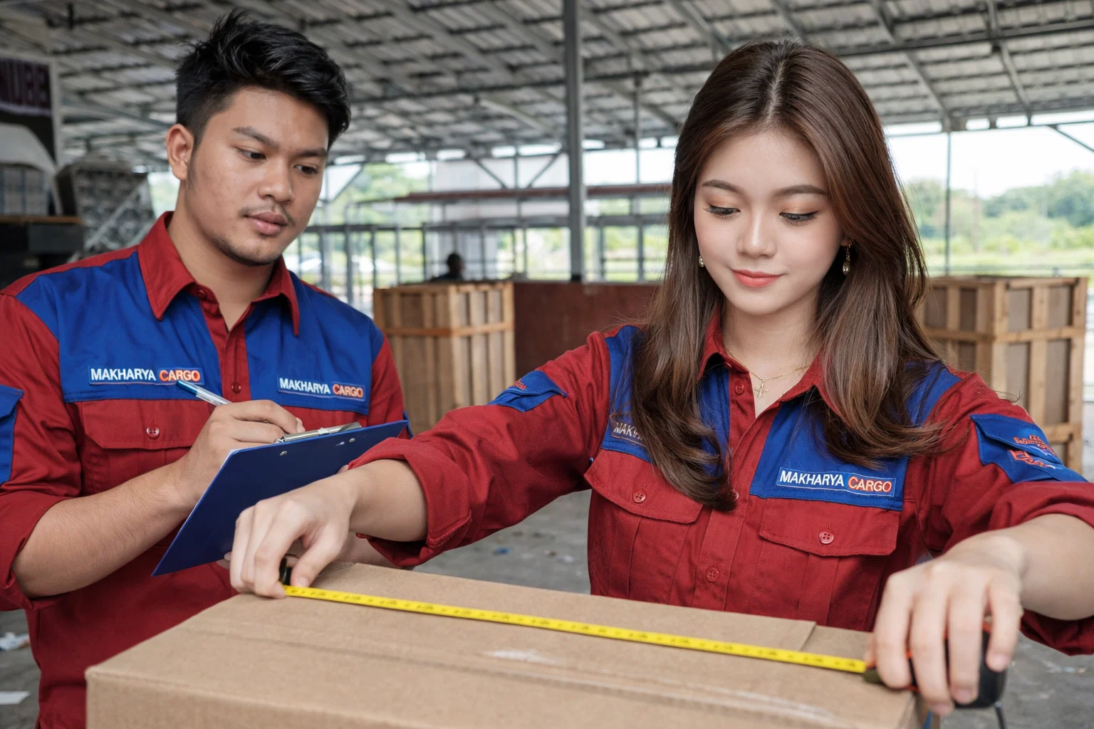 Sistem hitung volume kubikasi dalam pengiriman cargo