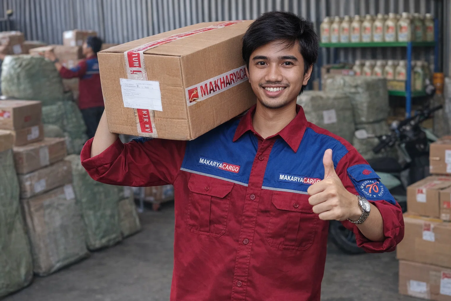 Simulasi tarif cargo pindahan per kg untuk pengiriman antar kota