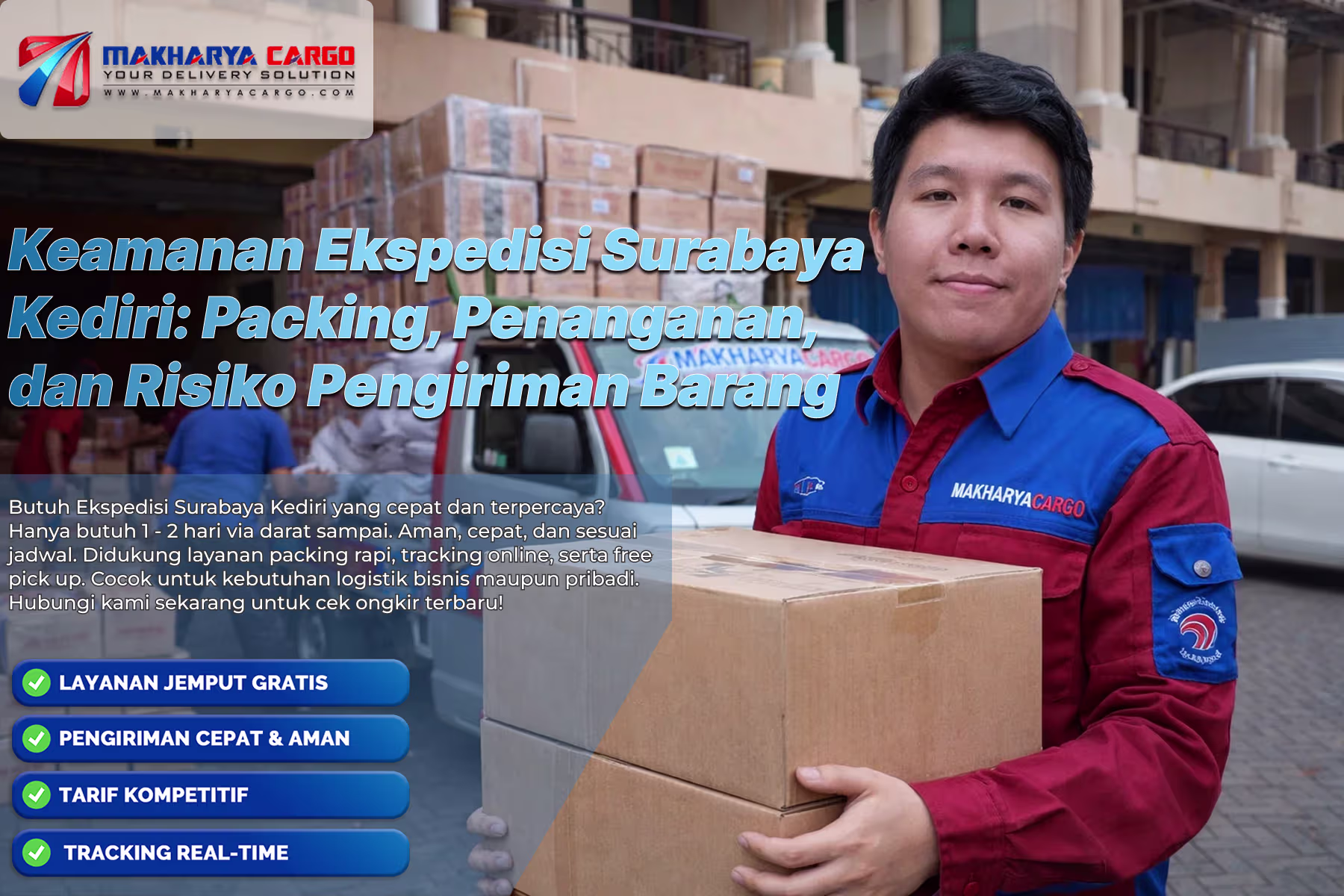 Keamanan ekspedisi Surabaya Kediri dengan proses packing dan penanganan barang