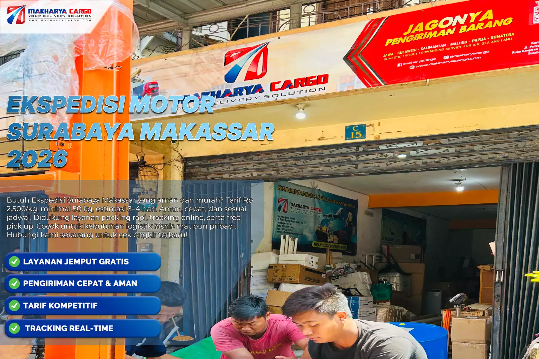 Ekspedisi Motor Surabaya Makassar