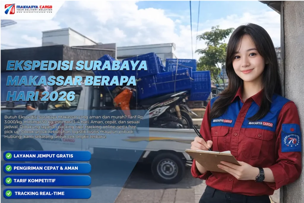 Ekspedisi Surabaya Makassar Berapa Hari