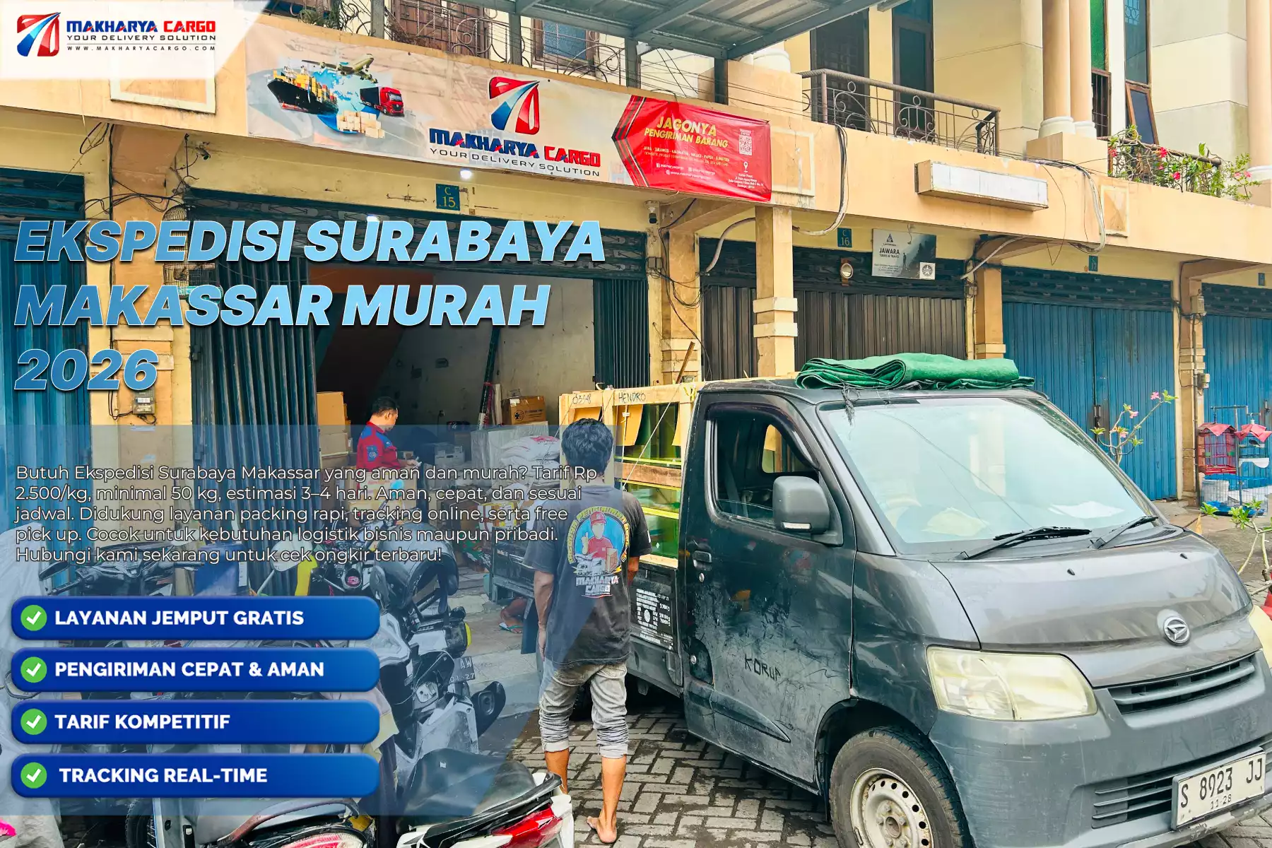 Ekspedisi Surabaya Makassar Murah 