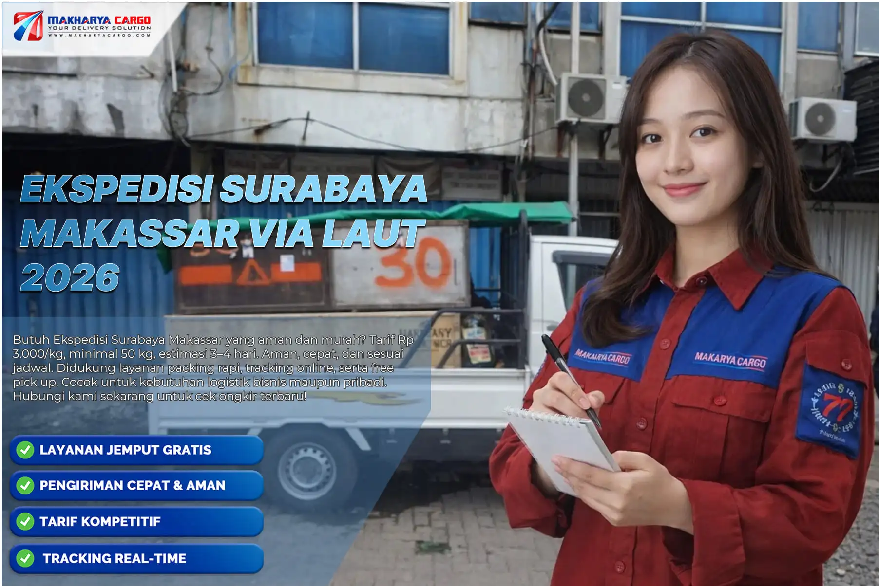 Ekspedisi Surabaya Makassar via Laut