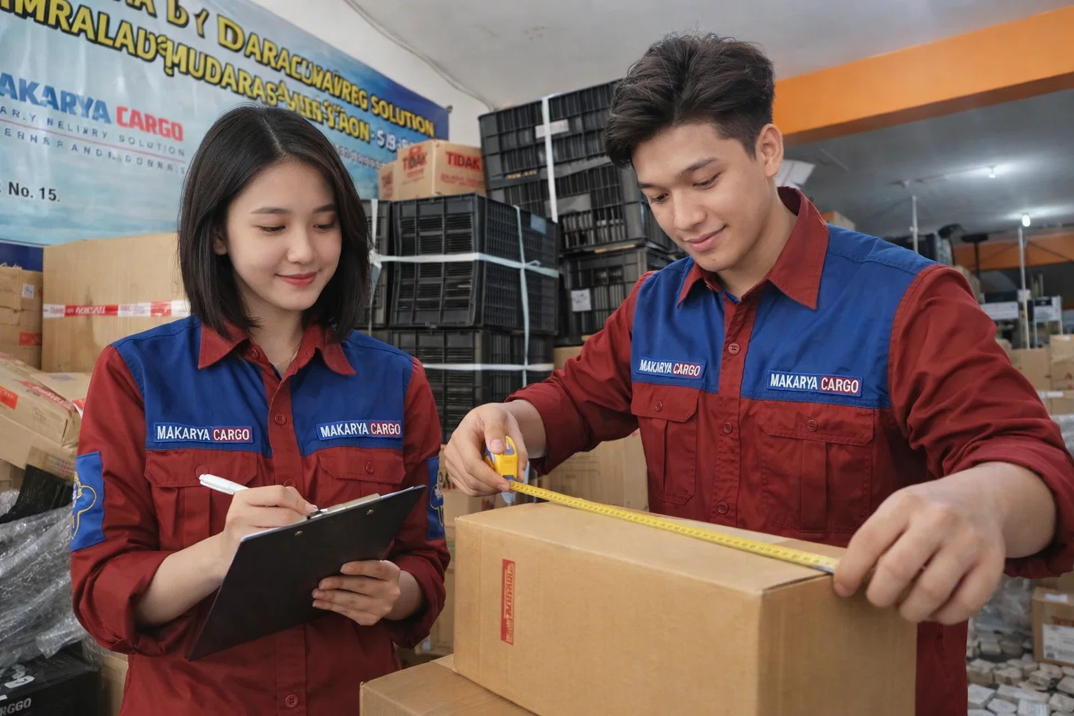 Berat aktual vs volumetrik Surabaya Pamekasan dalam sistem hitung tarif per kg dan kubikasi cargo profesional