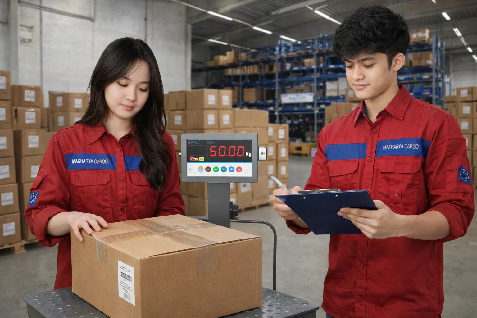 aktivitas cargo laut surabaya ambon bongkar muat