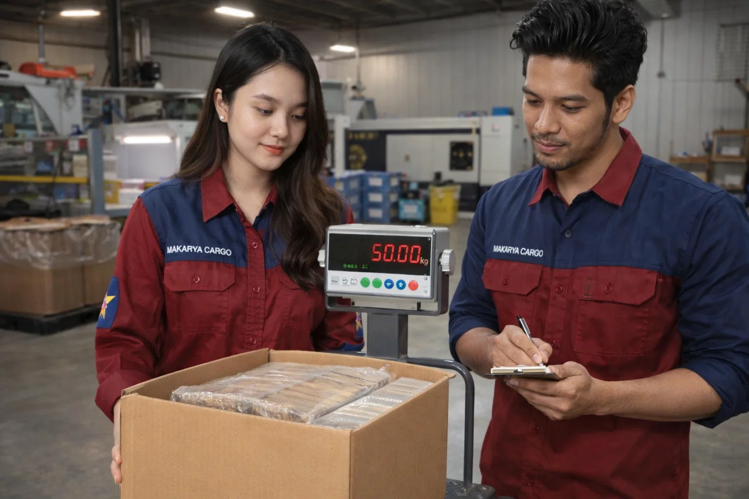 Pengiriman cargo murah Surabaya Palu di gudang konsolidasi