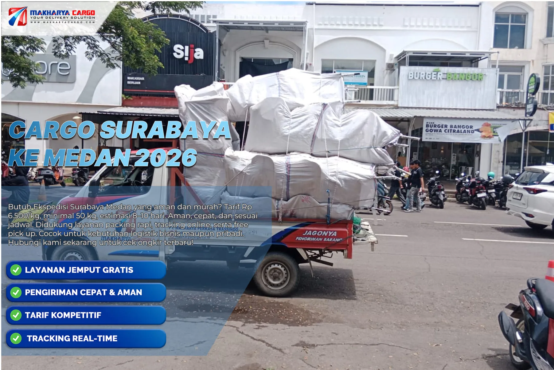 proses cargo surabaya ke medan di gudang logistik