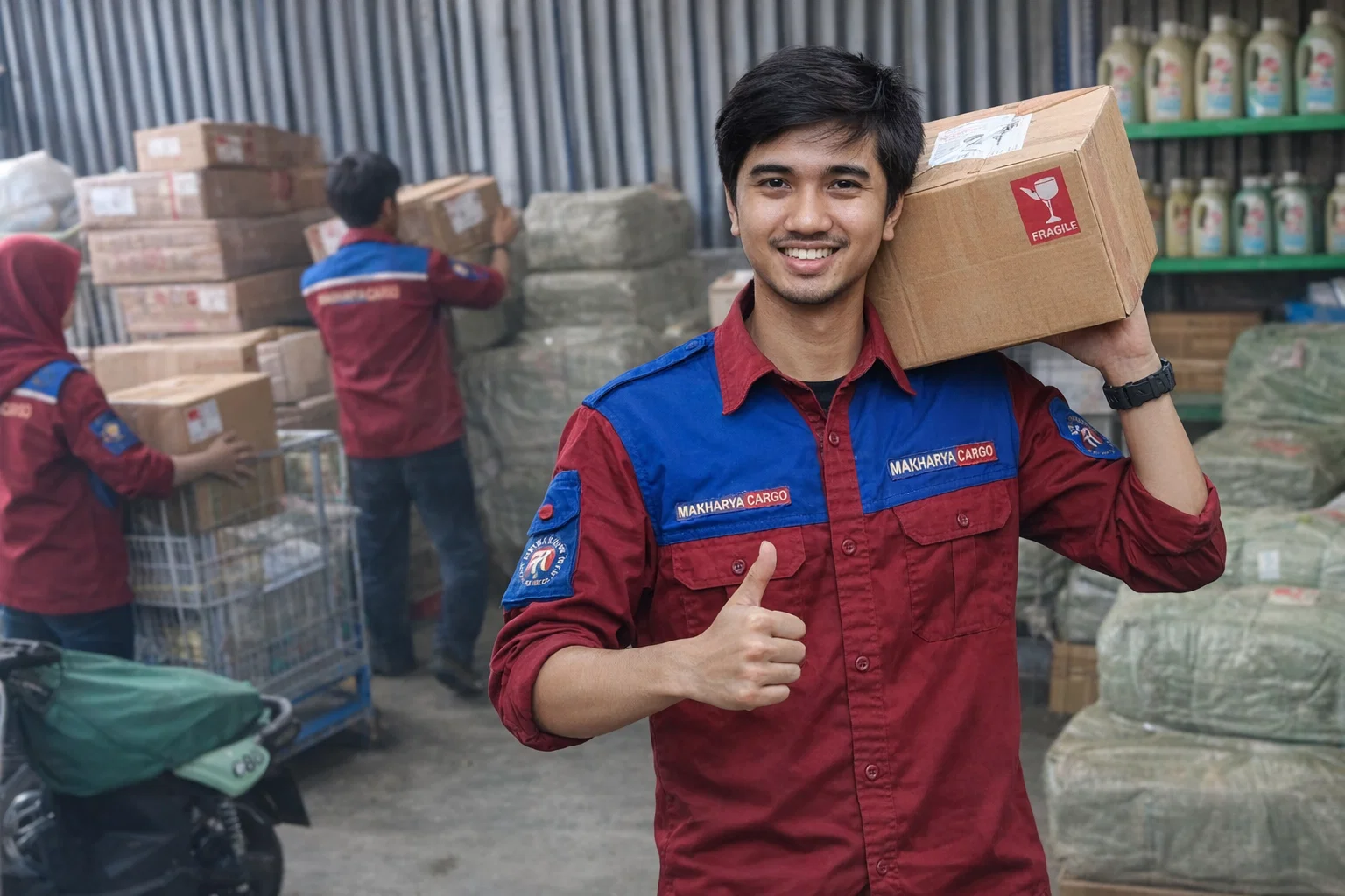 pengiriman barang via udara surabaya samarinda menggunakan pesawat cargo