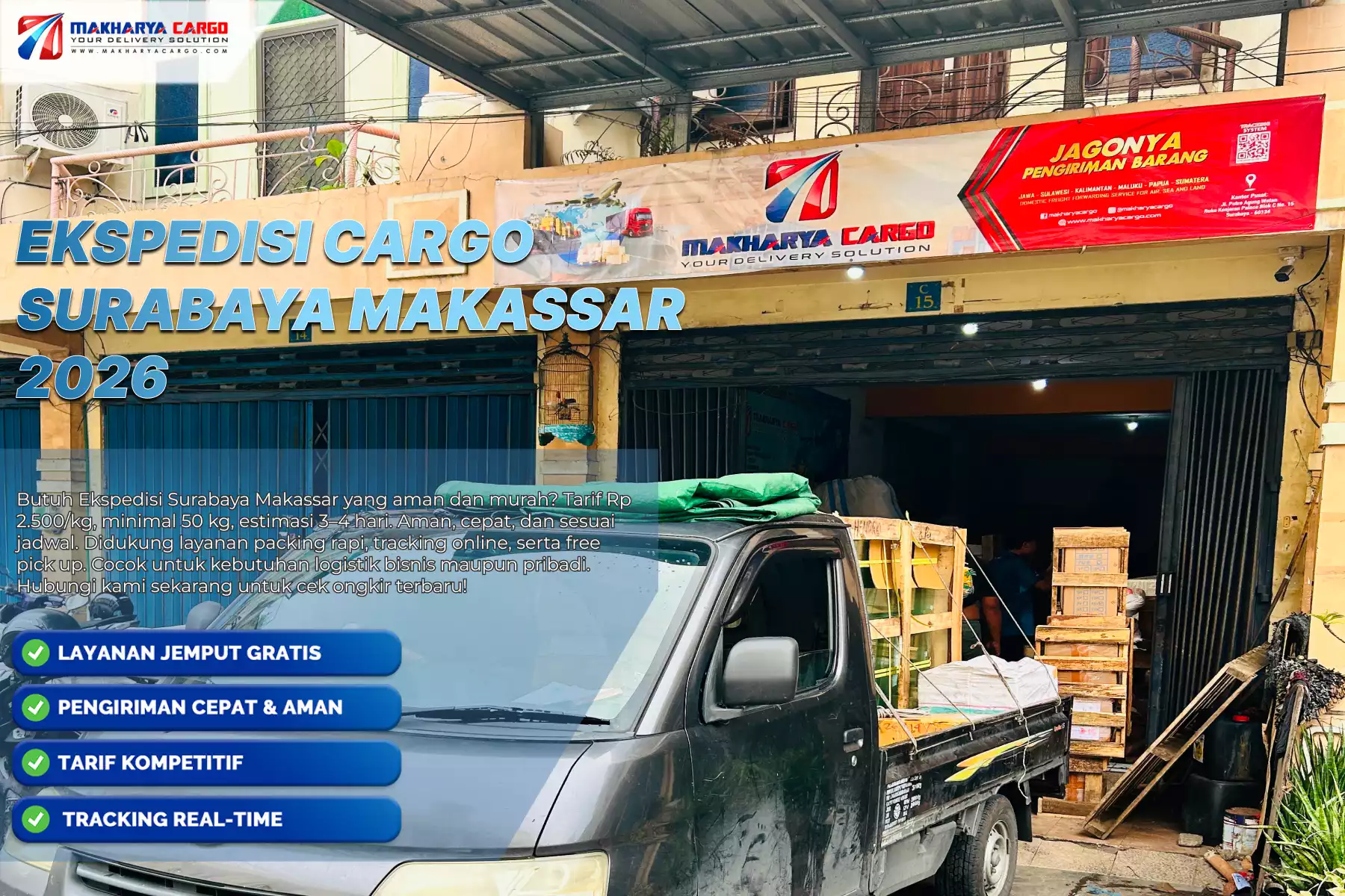 ekspedisi cargo surabaya makassar
