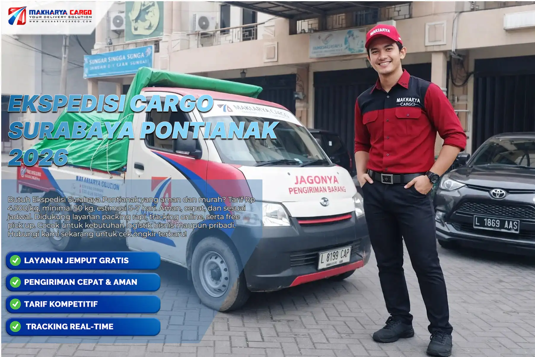 Proses ekspedisi cargo surabaya pontianak untuk pengiriman barang berat