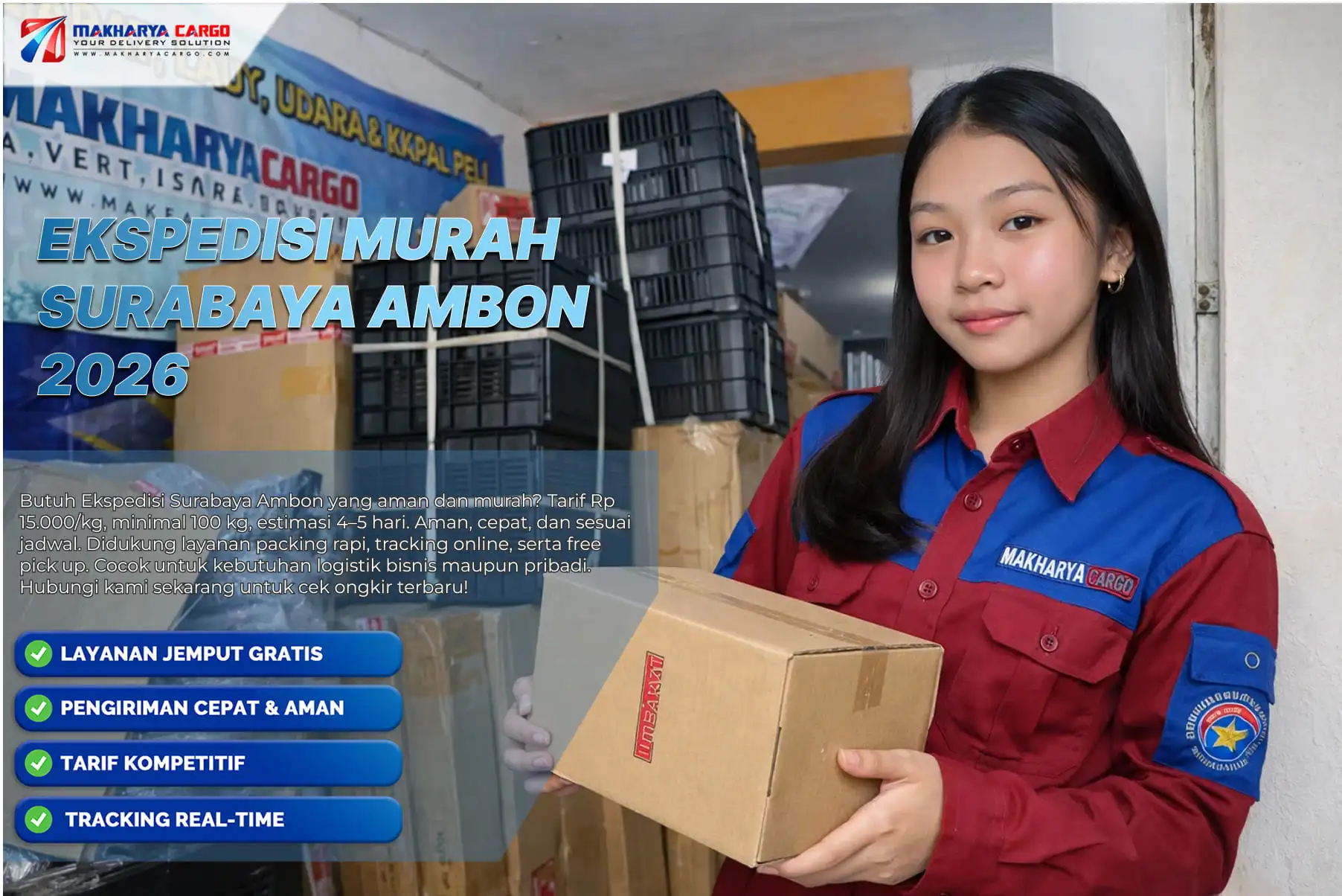 aktivitas ekspedisi murah surabaya ambon di pelabuhan