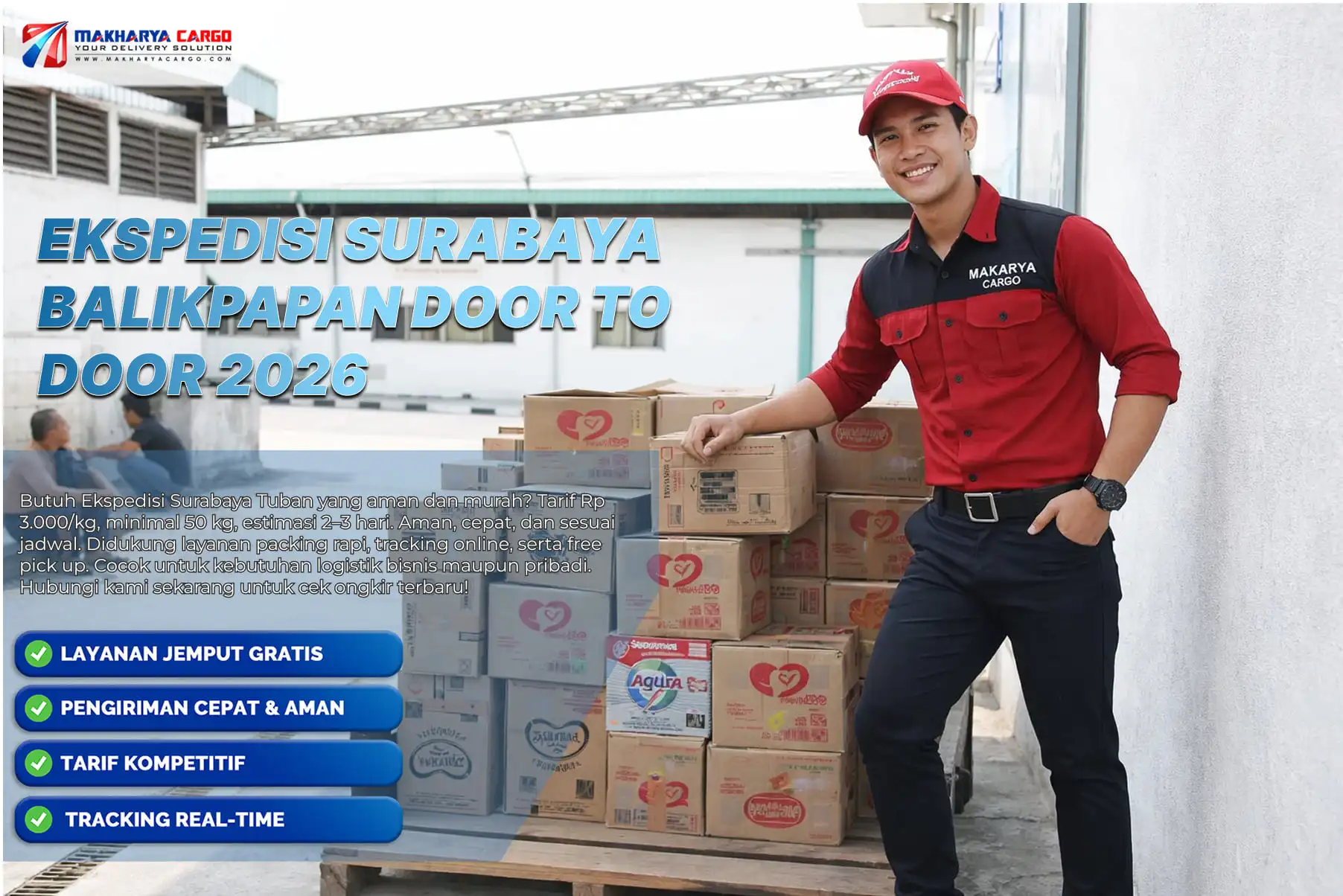 ekspedisi surabaya balikpapan door to door dengan layanan antar jemput