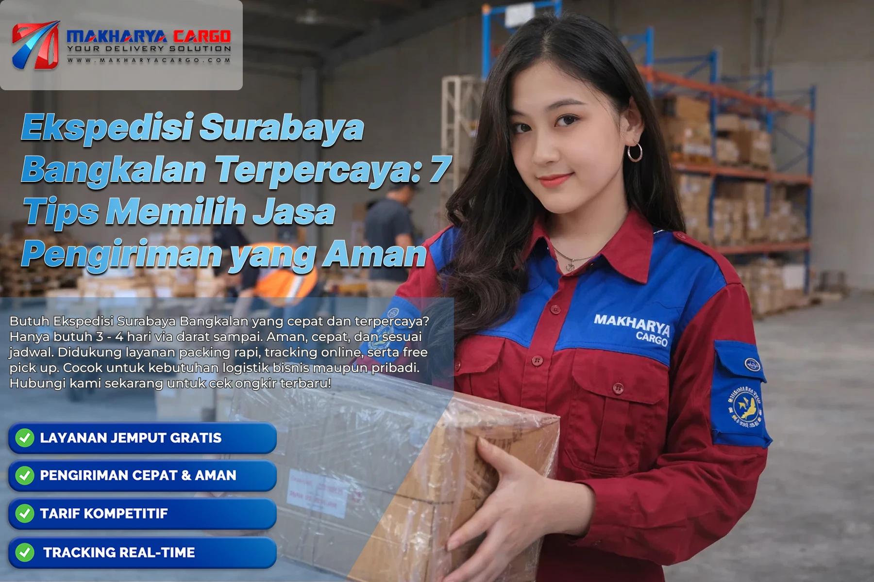 ekspedisi Surabaya Bangkalan terpercaya untuk pengiriman cargo