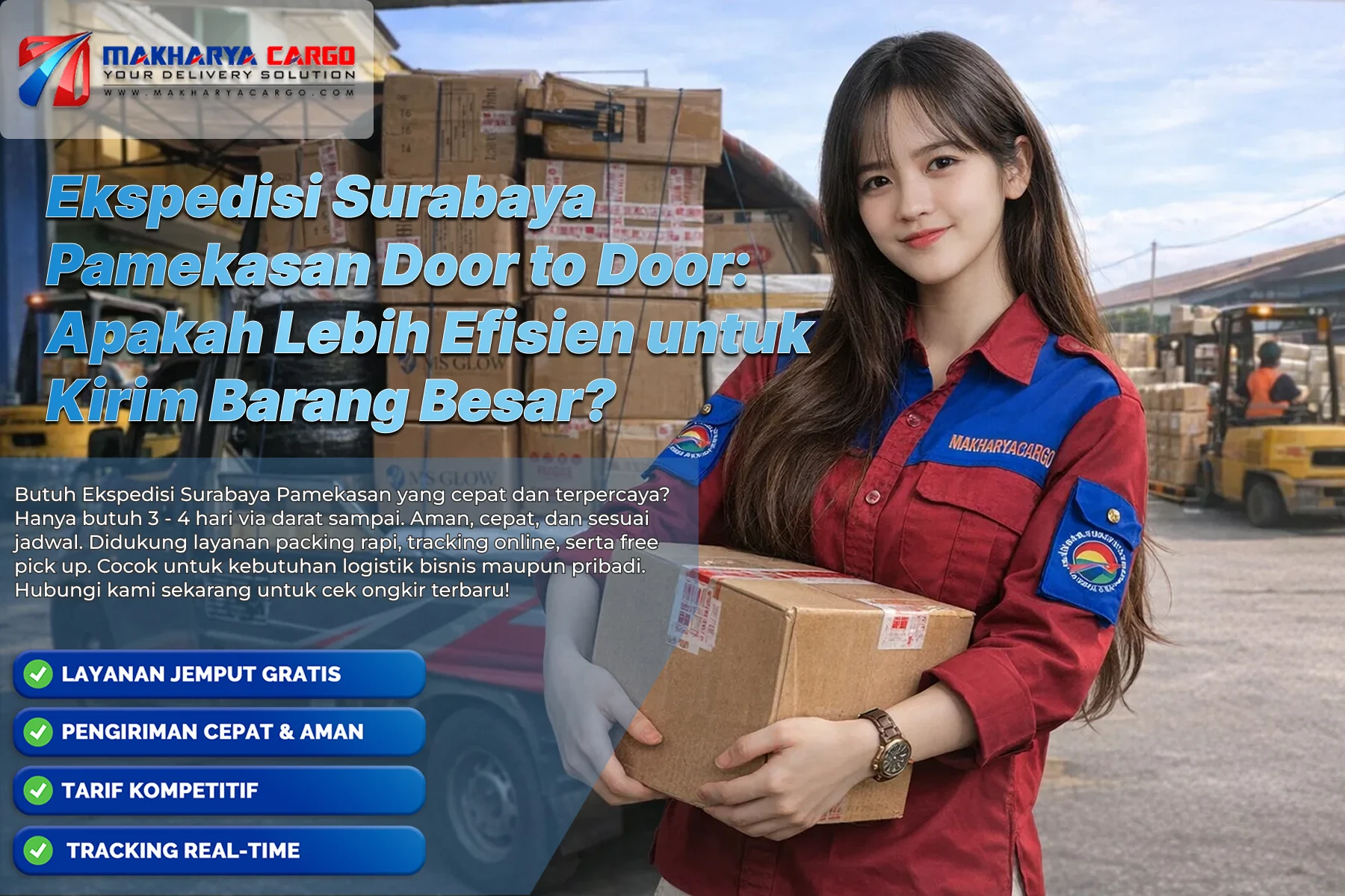 ekspedisi Surabaya Pamekasan door to door untuk pengiriman barang besar dan terjadwal