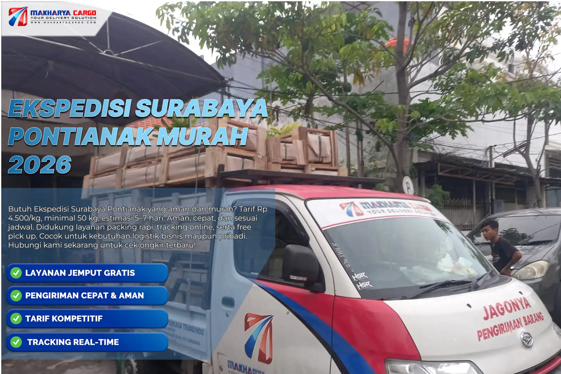 Aktivitas pengiriman dalam layanan ekspedisi surabaya pontianak murah 