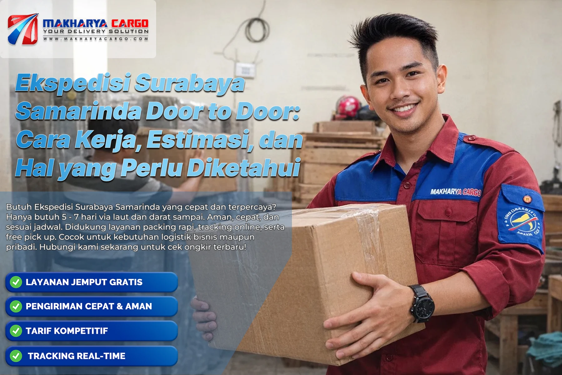 ekspedisi surabaya samarinda door to door dengan pengiriman cargo antar pulau yang aman