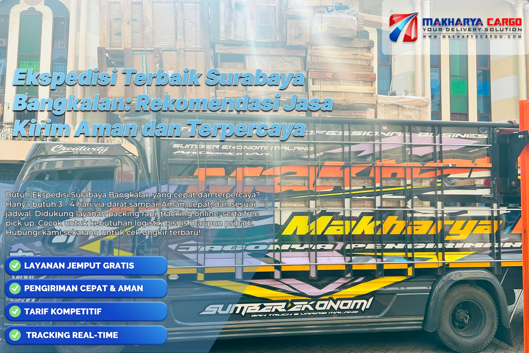 ekspedisi terbaik Surabaya Bangkalan untuk pengiriman barang aman